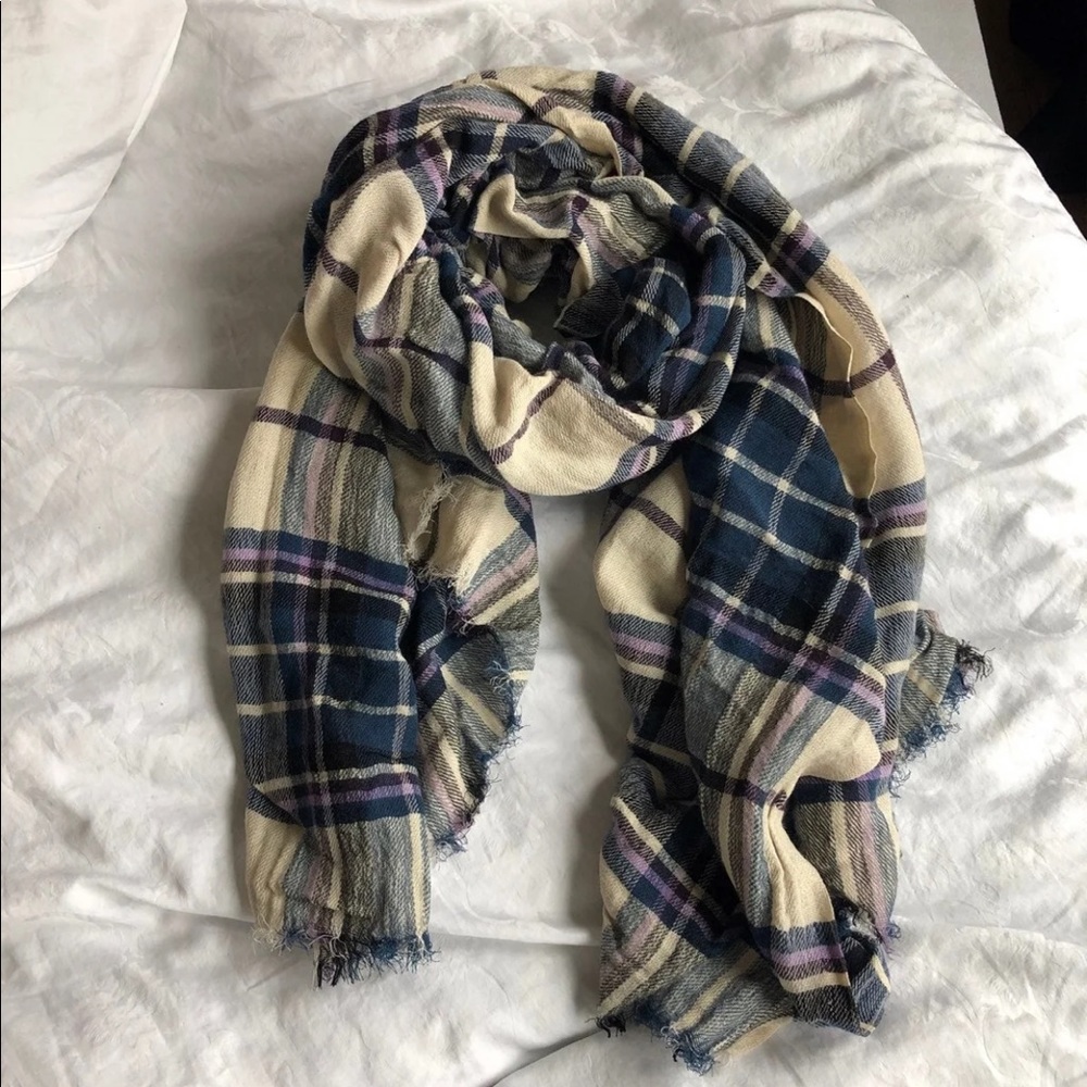 Banana Republic Plaid Blanket Scarf